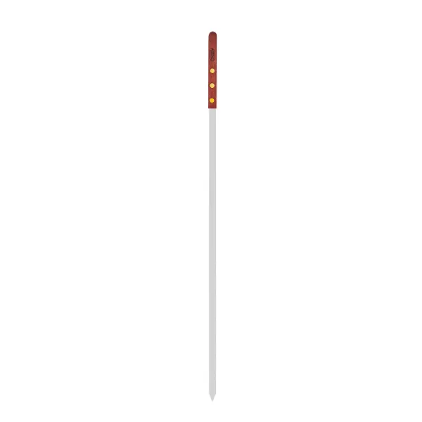 BBQ SKEWER 0.5x29in with wood handle with logo