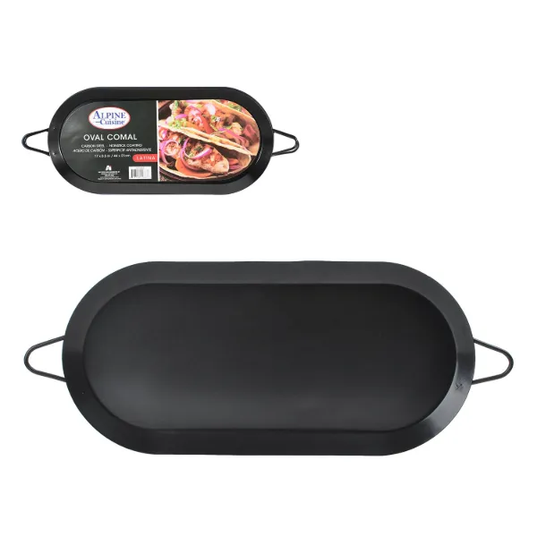 Comal Carbon Steel 17.5x8in Nonstick Coating Oval