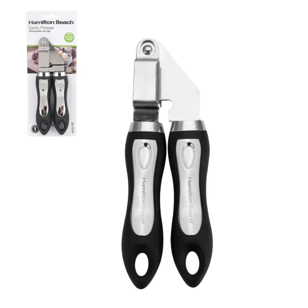 HB Garlic presses 8.5in soft touch handle