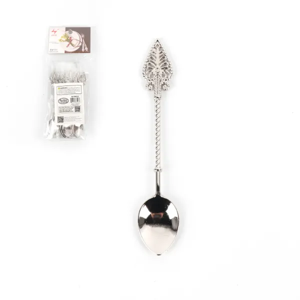 "12pcs spoon, silver color 4.5in"