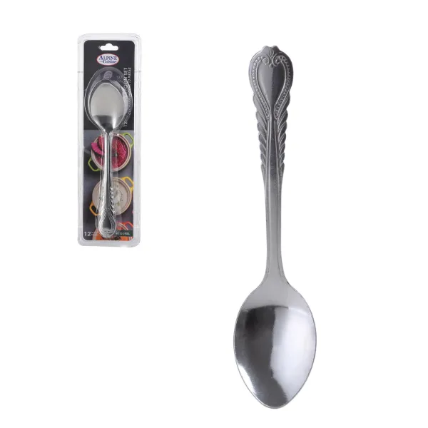 Dinner Spoon 12pc set SS 7.5in