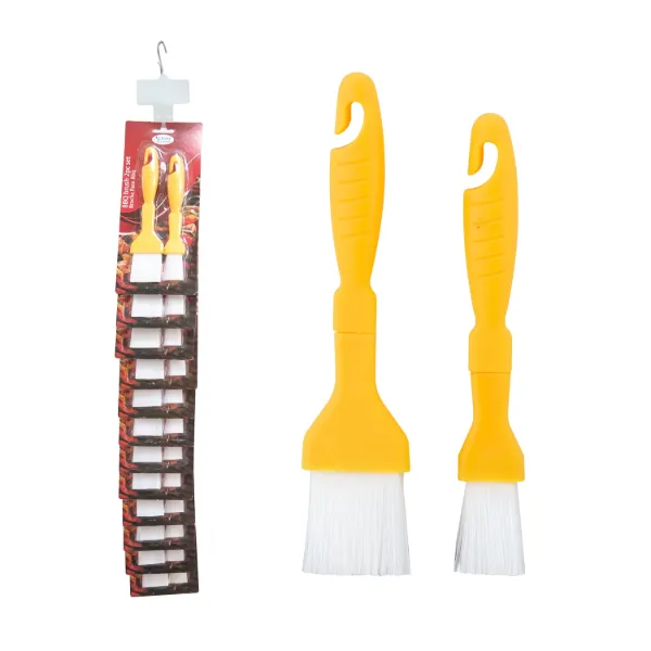 Pastry brush 2pc set 8.5in, 7.5in 12pcs per strip