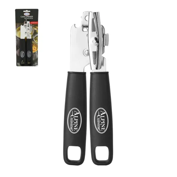 Can Opener with Black TPR Handle