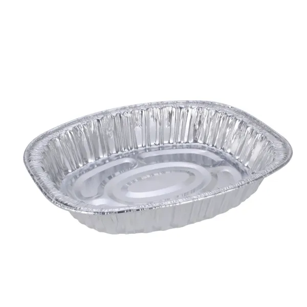 Roaster Pan Aluminum Oval 18x14x3.5in 65 gram