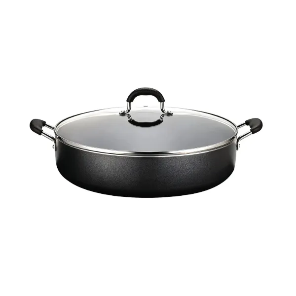 Medium Pot Aluminum 12Qt Nonstick Gray