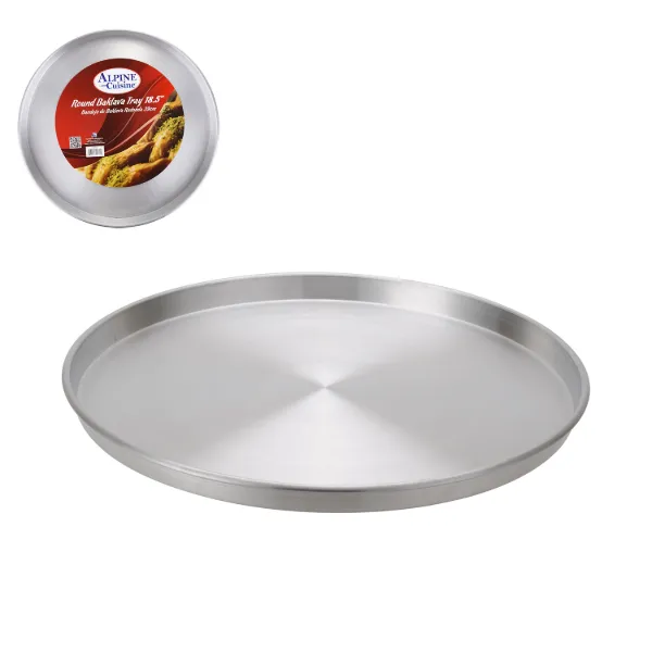 Round Baklava Tray 18.5x 1in Aluminum