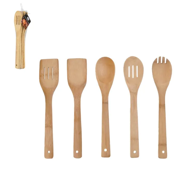 Bamboo Utensils 5pcs set