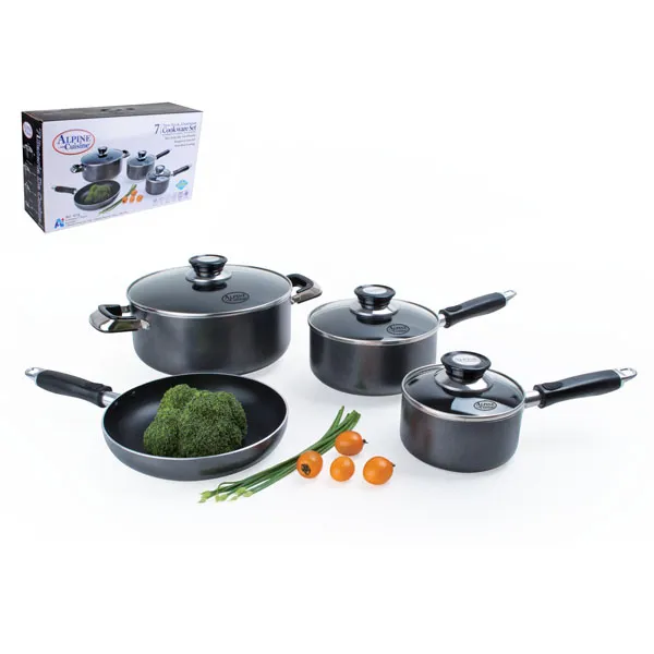 Cookware Set 7pc AluminumNonstick coating Gray