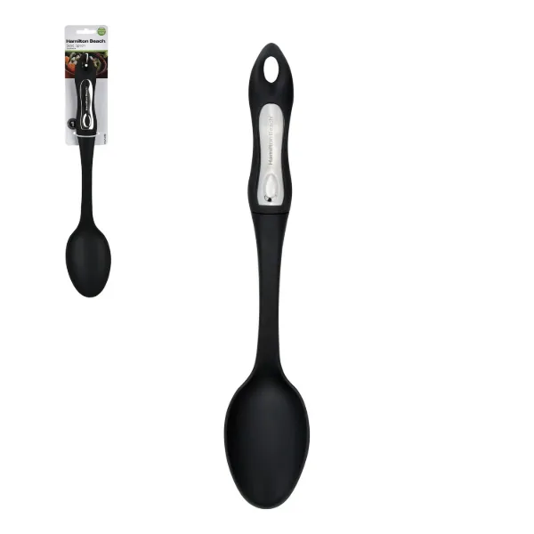 HB Solid Spoon Nylon 14.5in Soft Touch Handle
