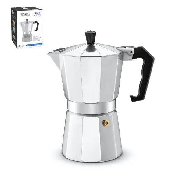 Espresso Maker Aluminum 6 cup