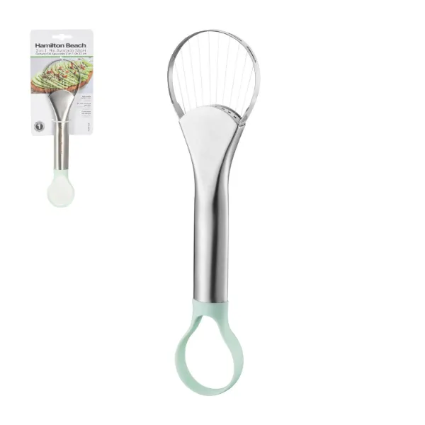 HB Stainless Steel Acocado Slicer Green 9in