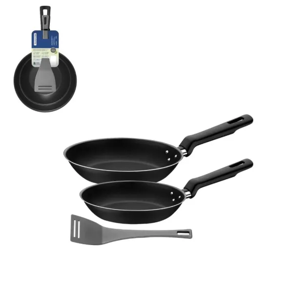 Tramontina Set of 3pc Alum Fry Pan