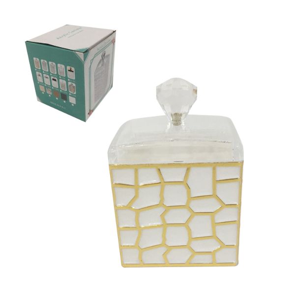 AC Acrylic Jar with Lid 3.5x3.5x5in