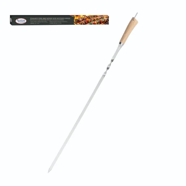 AC Set of 3pc SS BBQ Skewers 35x1.02in