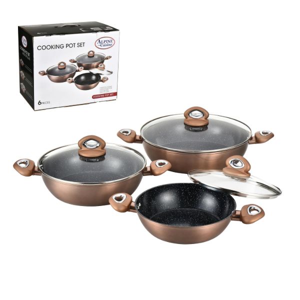 AC Set of 6pc Alum Forged Low Pot