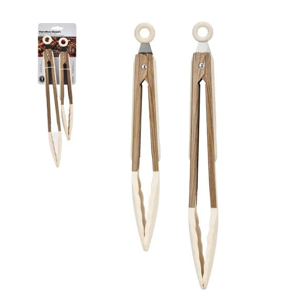 HB Set of 2pc Silicone Food Tong 9in 12in