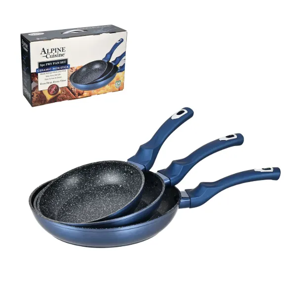 AC Set of 3pc Alum Forged Fry Pan