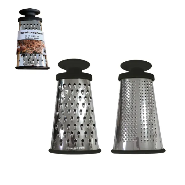HB SS Grater 9in Black