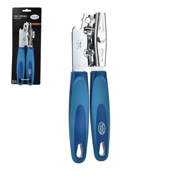 AC SS Can Opener with 2 Tone Blue Handle 7.5in