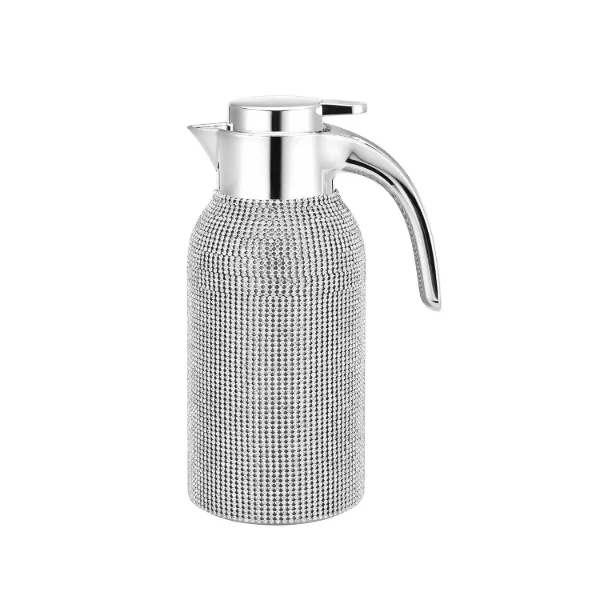 AC SHINY FLASK 1.5L 50OZ CHROME AND DIAMOND COATING