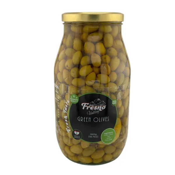 Fresno Valley Green Olives 98.7oz 2800g
