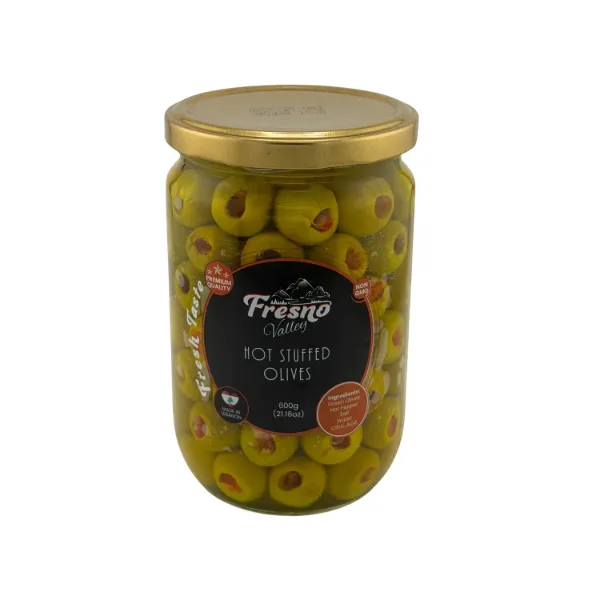 Fresno Valley Hot Stuffed Olives 21.1oz 600g