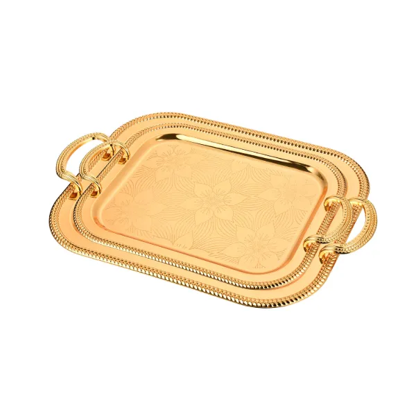 AC Metal Tray 2PCS set Gold Plated