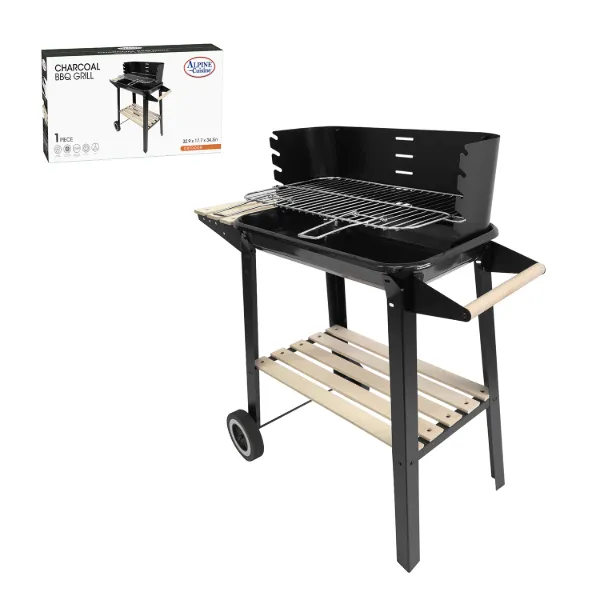 AC BBQ Grill 32.8x17.7x34.2in with Wheels