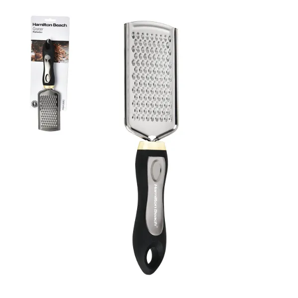 HB Iron Hand Grater Black with Gold 9.5in
