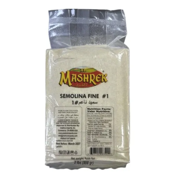 Al Mashrek Semolina No3 2lb 907g