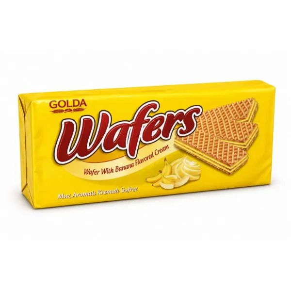 Golda Banana Flavored Cream Wafer 175g 6oz