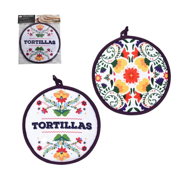AC Cotton Tortilla Warmer 10in White