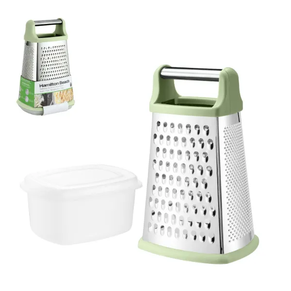 HB Stainless Steel Jumbo Grater with Storage Box Sage