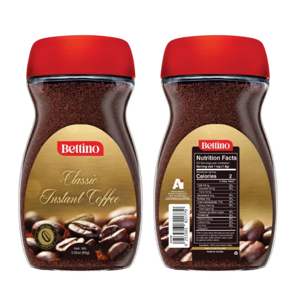Bettino Instant Coffee in Jar 100g 3.53oz
