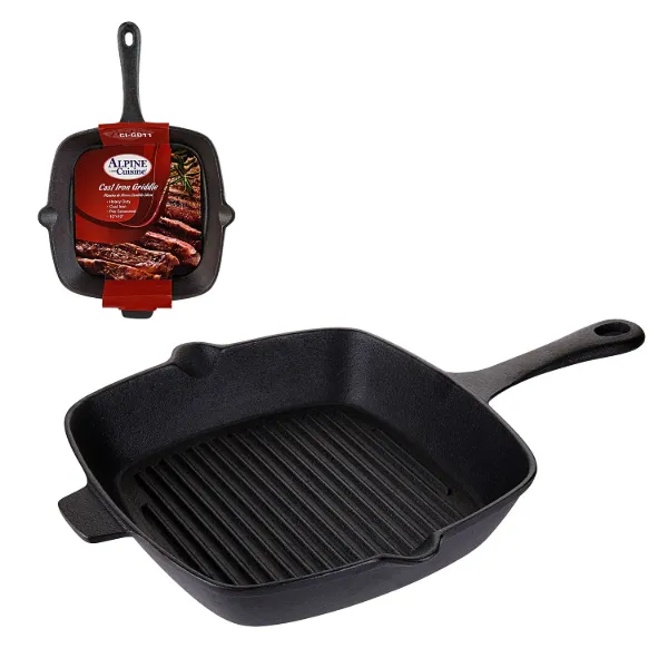 Cast Iron Griddle 10x10in