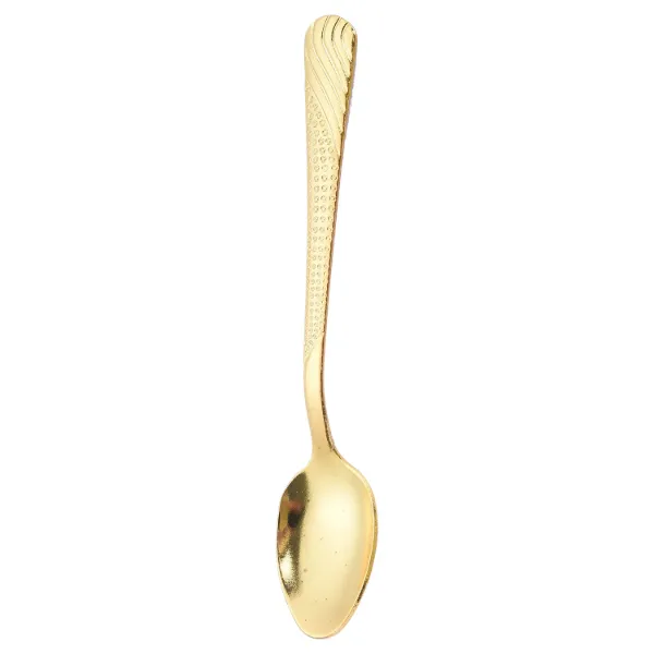 "12pcs spoon, golden color 4.5in"