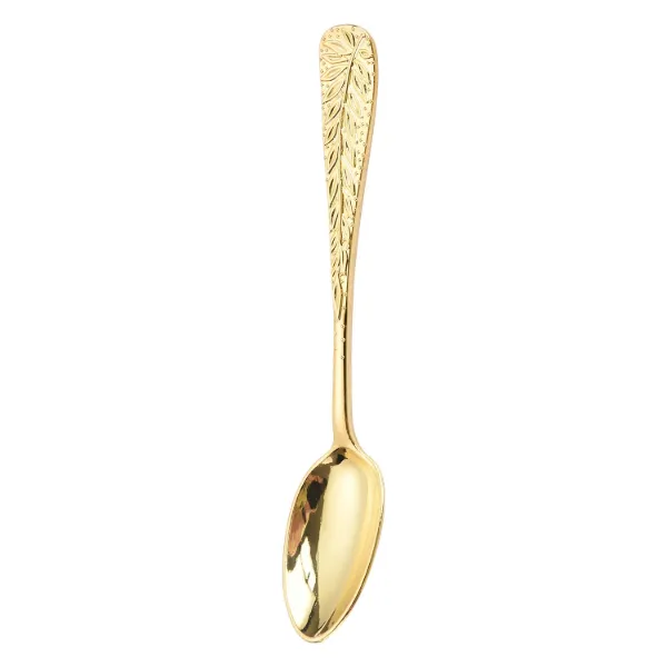 AC "12pcs spoon, golden color 4.5in"