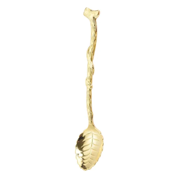 AC "12pcs spoon, golden color 4.5in"