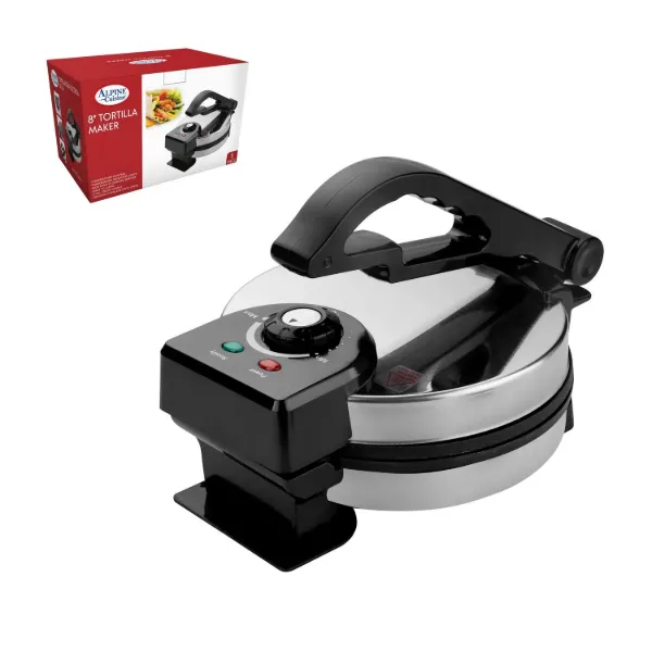 AC SS Tortilla Maker Nonstick Coating 900W 8in
