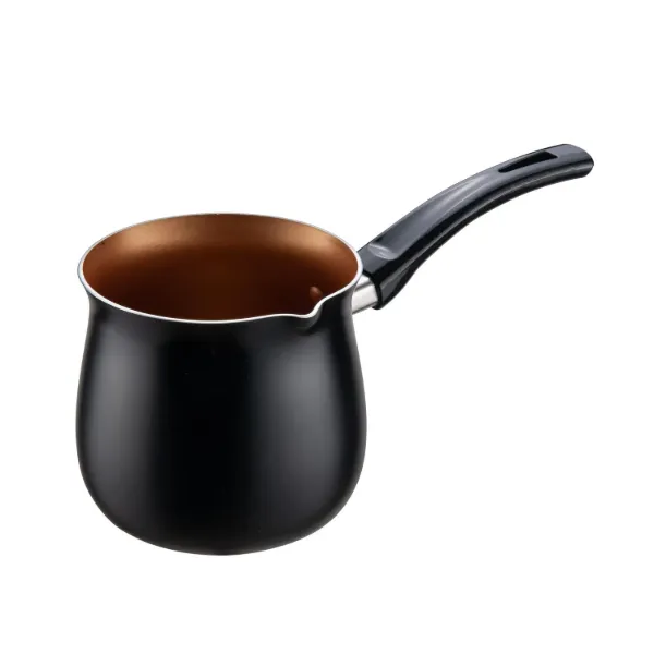 Coffee Warmer Alum. 48Oz with Copper Nonstick Coating,Black Painting