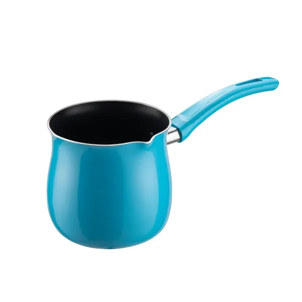 Coffee Warmer Alum. 48Oz with Black Nonstick Coating,Island Paradise Painting