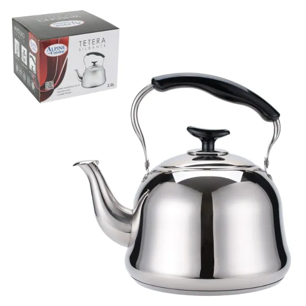 Tea Kettle SS 2.0 Li with Bakelite Handle, Mirror Finished