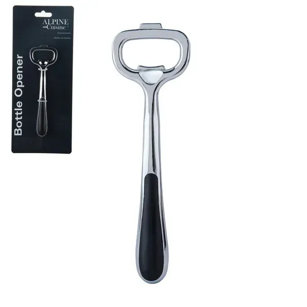 Heavy duty Bottle Opener Zinc Alloy 6in with Chrome colored