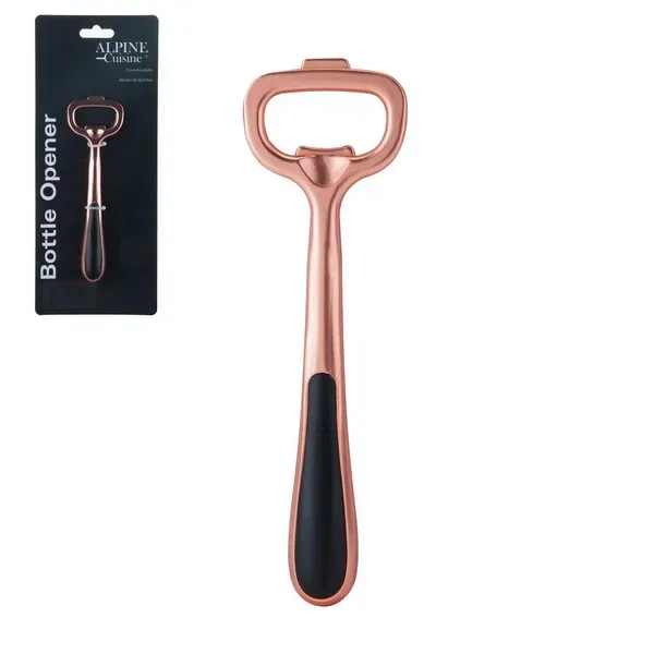 Heavy duty Bottle Opener Zinc Alloy 6in with Rose Gold colored
