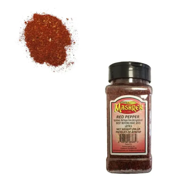 Al Mashrek Plastic Jar Red Pepper Flakes 200g