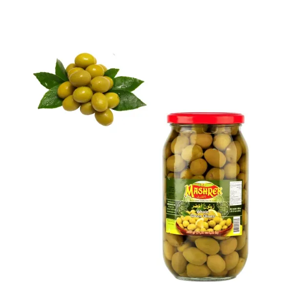 Al Mashrek Green Olives 2.32lbs 1055g