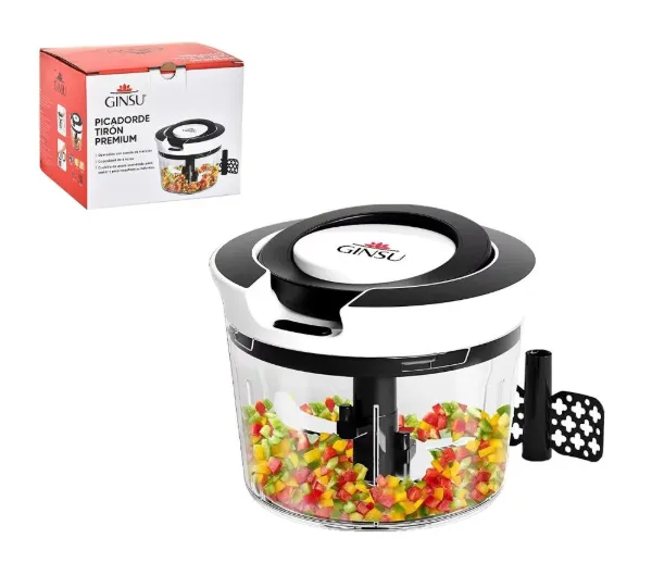 GU Plastic Pull String Food Chopper 6x5in